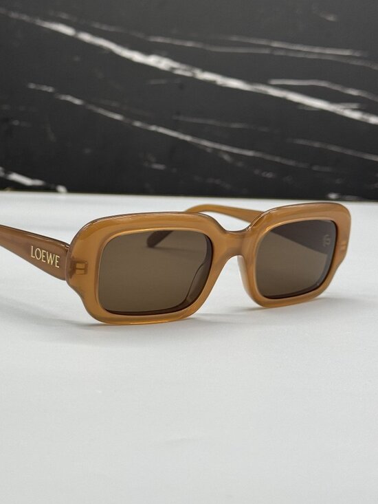 NEW LOEWE LW40158I 50E SUNGLASSES BROWN UNISEX EYEWEAR LOEWE main image 5